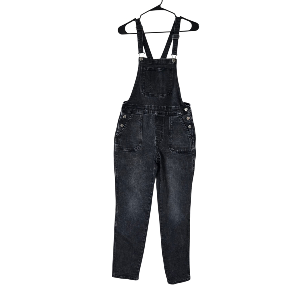 Old Navy O.G. Straight Denim Black Overalls